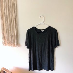 Simple black tee